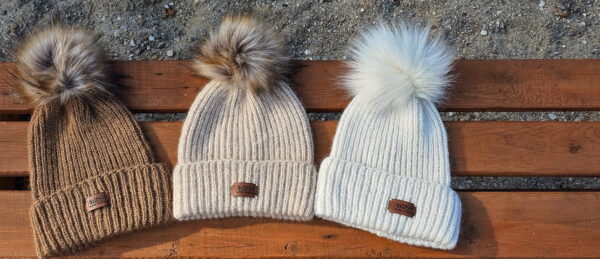 Czapka z wełny alpak