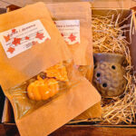 Zestaw prezentowy – kominek i dwa woski sojowe