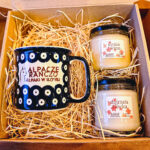 Zestaw prezentowy – kubek i dwie świeczki sojowe